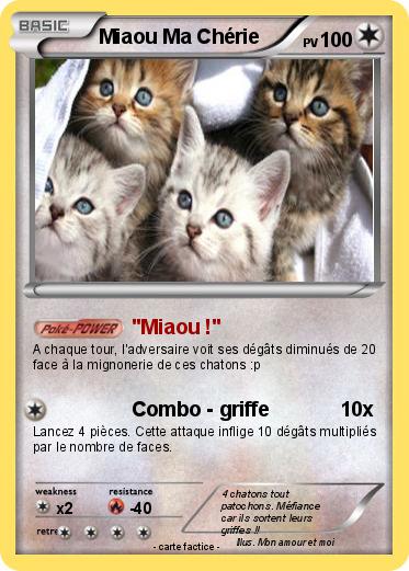 Pokemon Miaou Ma Chérie
