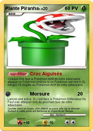 Pokemon Plante Piranha