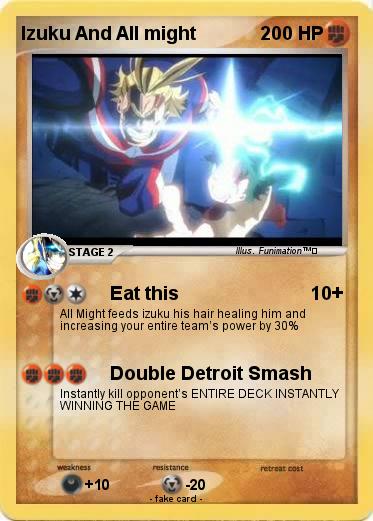 Pokemon Izuku And All might