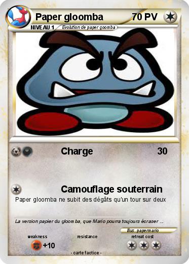 Pokemon Paper gloomba