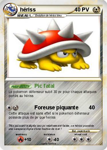Pokemon hériss