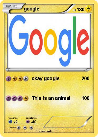 Pokemon google