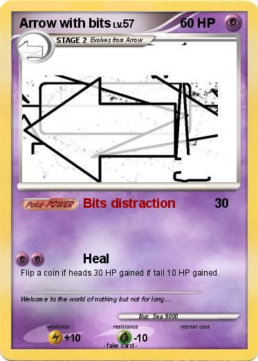 Pokemon Arrow with bits