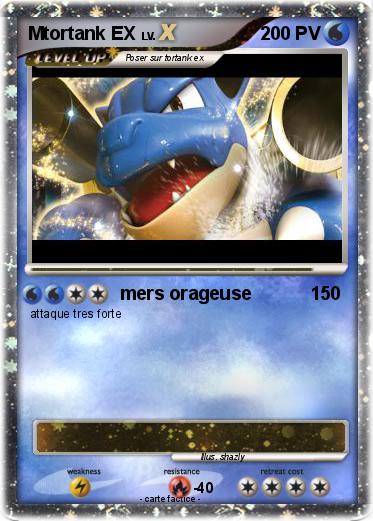 Pokemon Mtortank EX