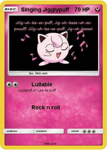 Pokemon Singing Jigglypuff
