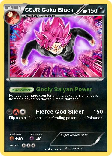 Pokemon SSJR Goku Black