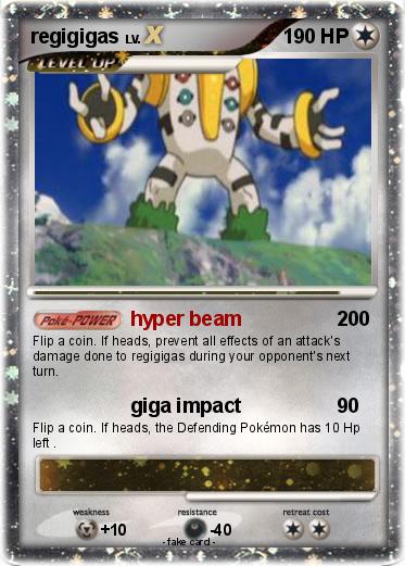 Pokemon regigigas