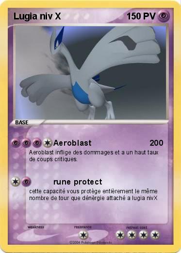Pokemon Lugia niv X