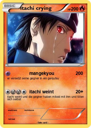 Pokemon itachi crying