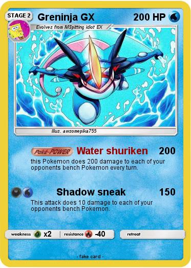 Pokemon Greninja GX