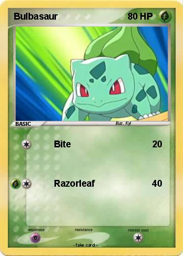 Pokemon Bulbasaur