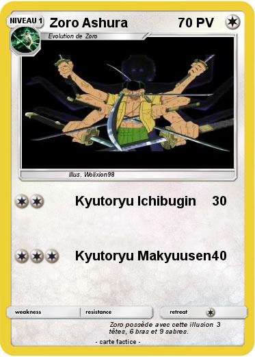 Pokemon Zoro Ashura