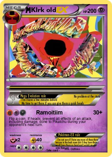 Pokemon Klrk old