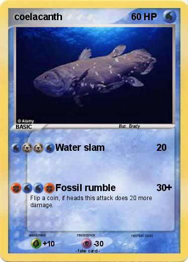 Pokemon coelacanth