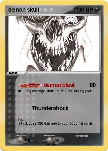Pokemon demon skull