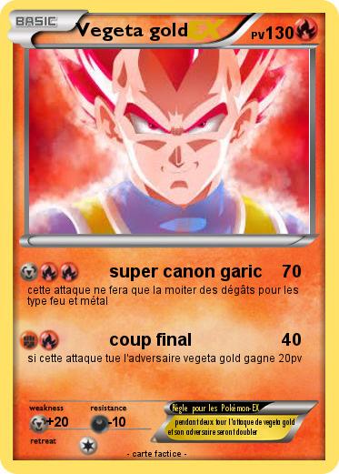 Pokemon Vegeta gold