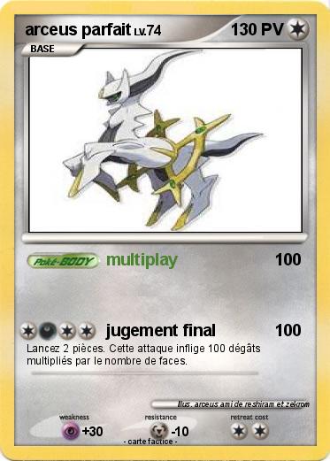 Pokemon arceus parfait