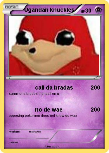 Pokemon Ugandan knuckles
