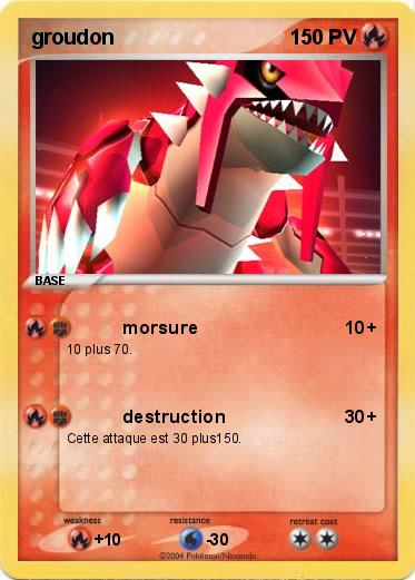 Pokemon groudon 