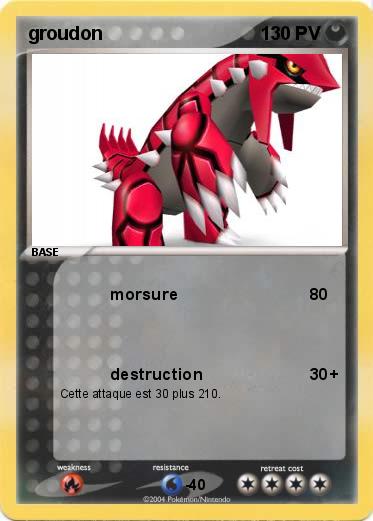 Pokemon groudon