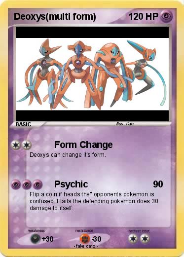 Pokemon Deoxys(multi form)