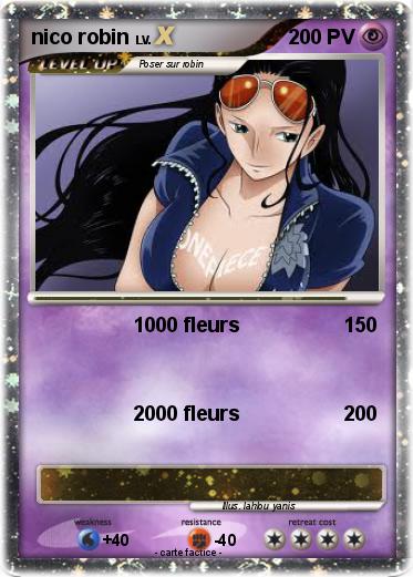 Pokemon nico robin