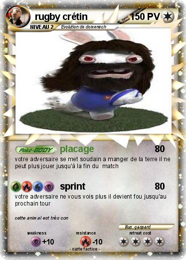 Pokemon rugby crétin