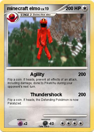 Pokemon minecraft elmo