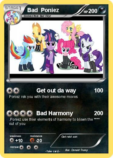 Pokemon Bad  Poniez