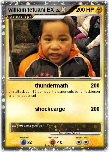 Pokemon william fetuani EX