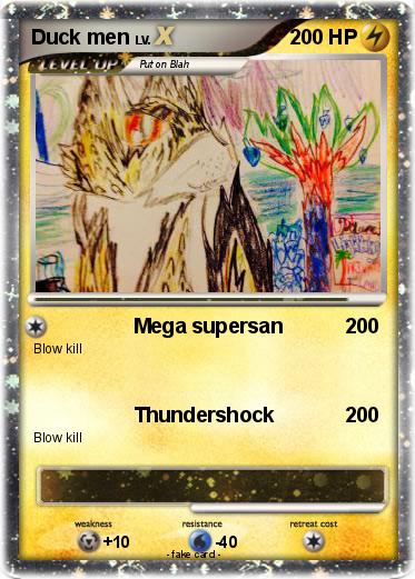 Pokemon Duck men