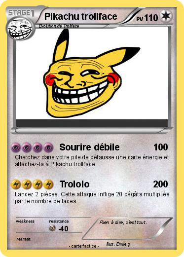 Pokemon Pikachu trollface