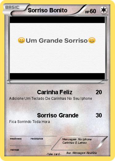 Pokemon Sorriso Bonito