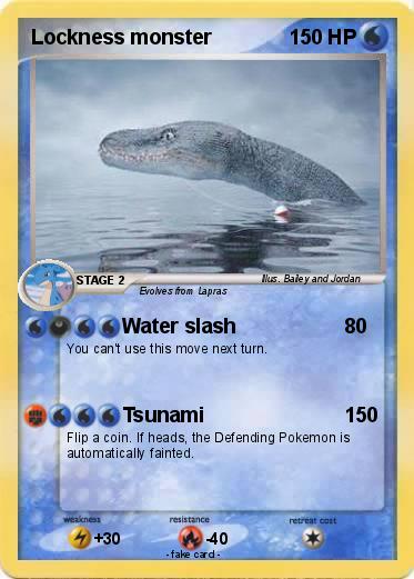 Pokemon Lockness monster