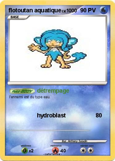 Pokemon flotoutan aquatique