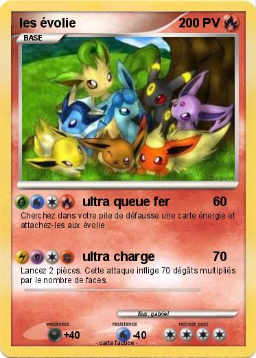 Pokemon les évolie