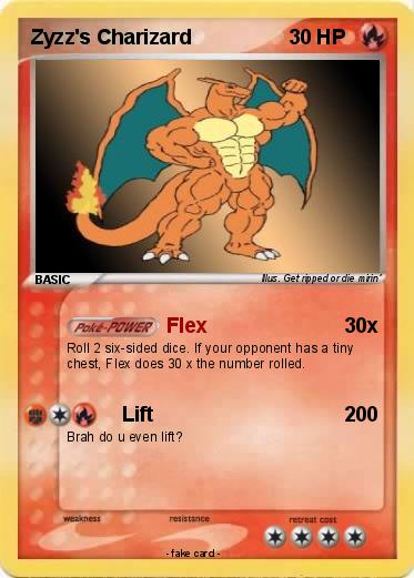 Pokemon Zyzz's Charizard