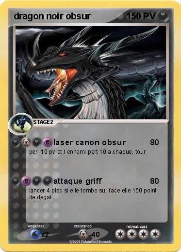 Pokemon dragon noir obsur