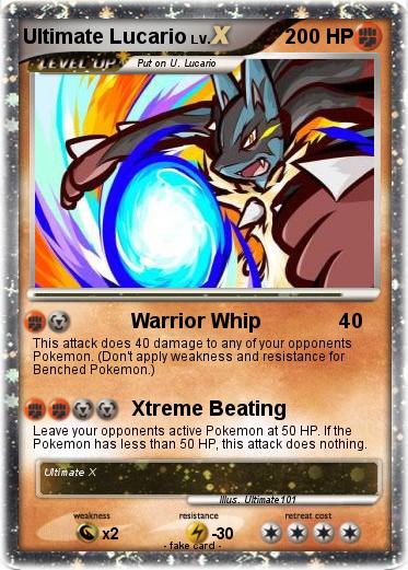 Pokemon Ultimate Lucario