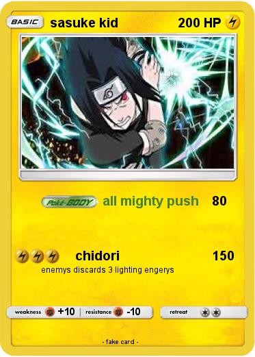 Pokemon sasuke kid