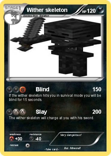 Pokemon Wither skeleton