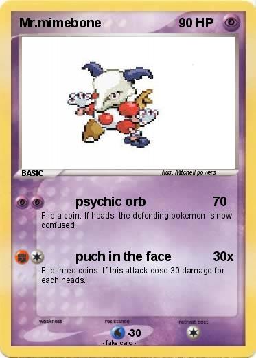 Pokemon Mr.mimebone