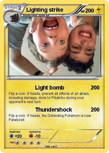Pokemon Lighting strike