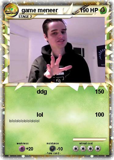Pokemon game meneer
