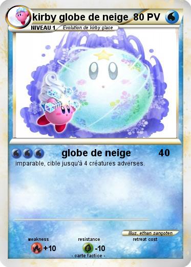 Pokemon kirby globe de neige