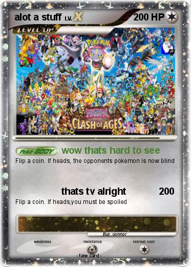 Pokemon alot a stuff
