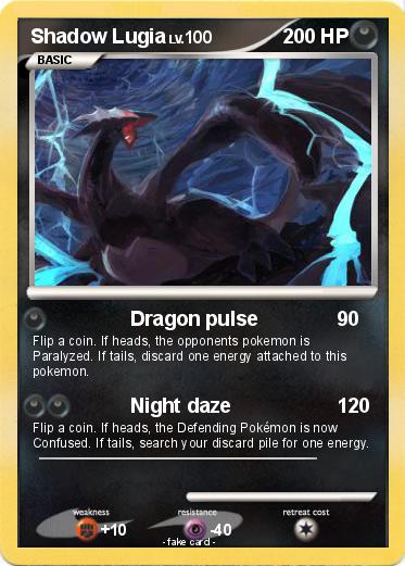 Pokemon Shadow Lugia
