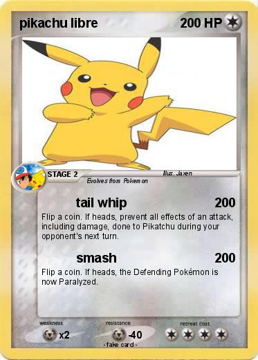 Pokemon pikachu libre