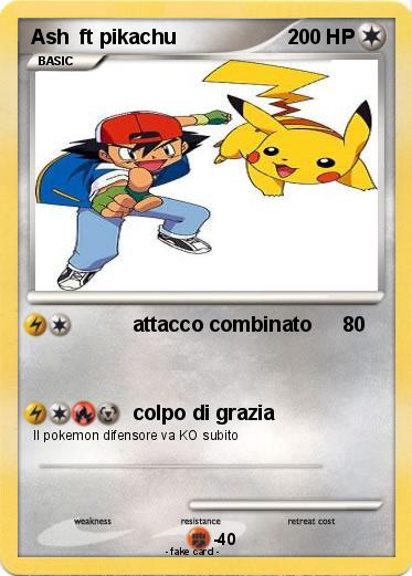 Pokemon Ash  ft pikachu