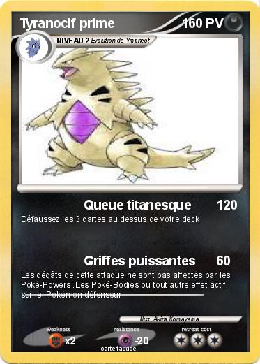 Pokemon Tyranocif prime